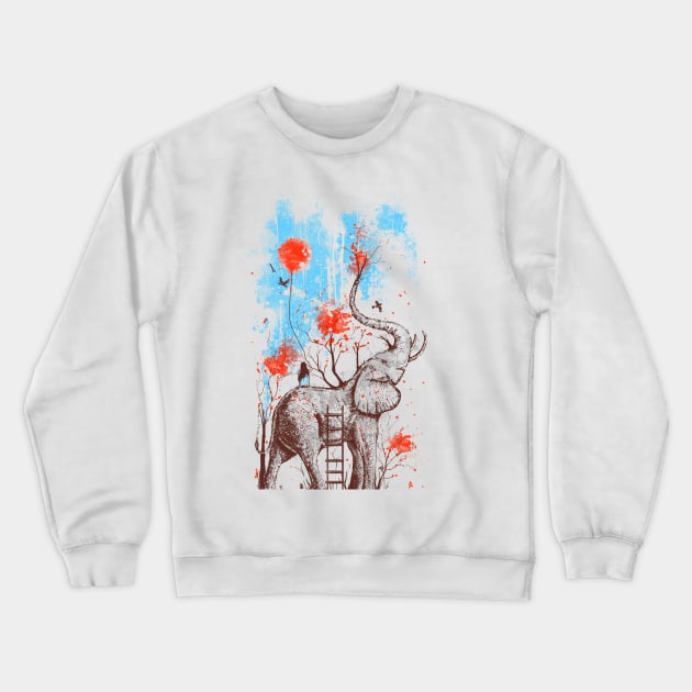 A Happy Place Crewneck Sweatshirt by normanduenas